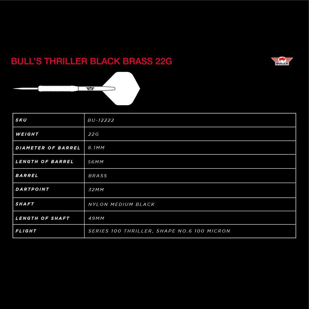 LOTKI BULL'S Thriller Black 22g
