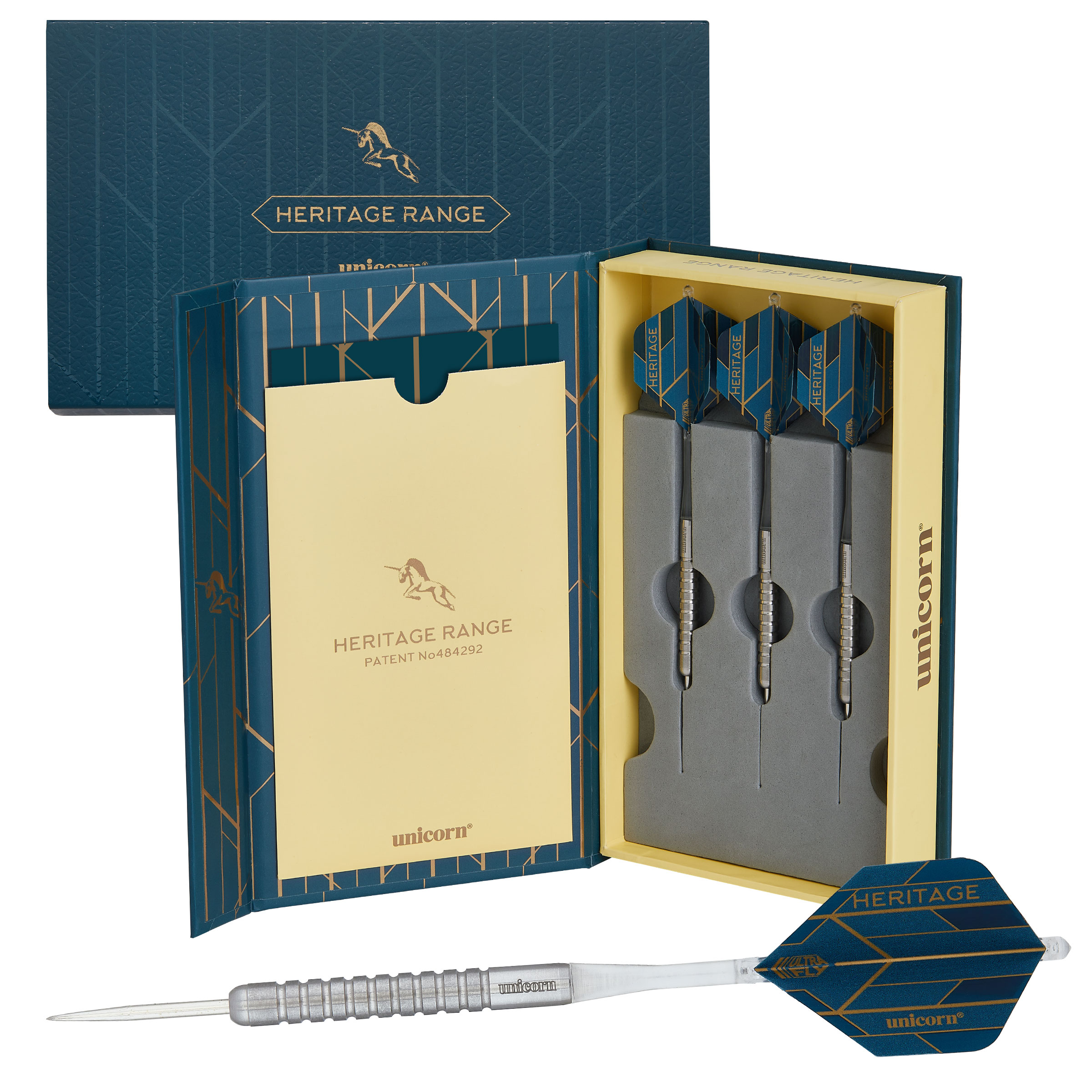 LOTKI Unicorn Heritage Striker Steel Darts 21g
