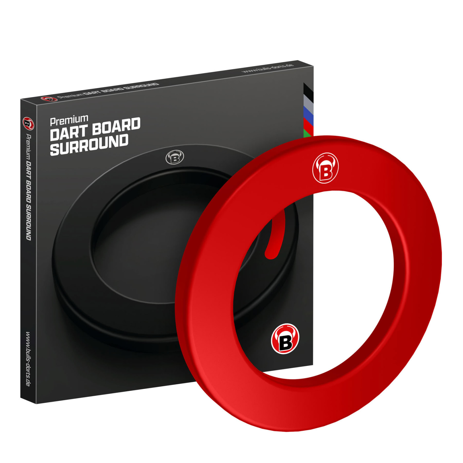 RING OPONA OCHRONNA BULL'S Premium PU Board Surround Czerwona