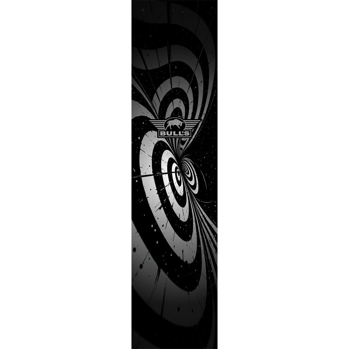 MATA OCHRONNA BULL'S llusion Carpet Dartmat Black/White 241x55cm