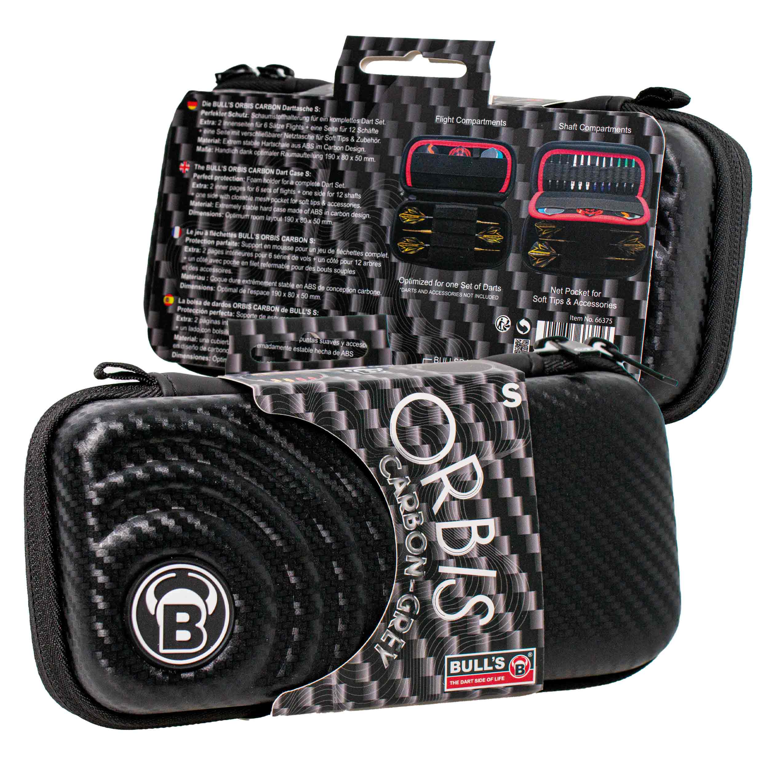 POKROWIEC ETUI NA LOTKI BULL'S Orbis HS S Dartcase carbongrey