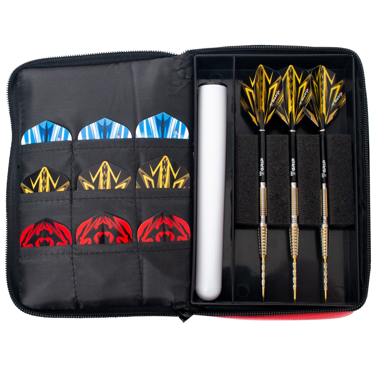 POKROWIEC ETUI NA LOTKI BULL'S TP Dartcase czerwony