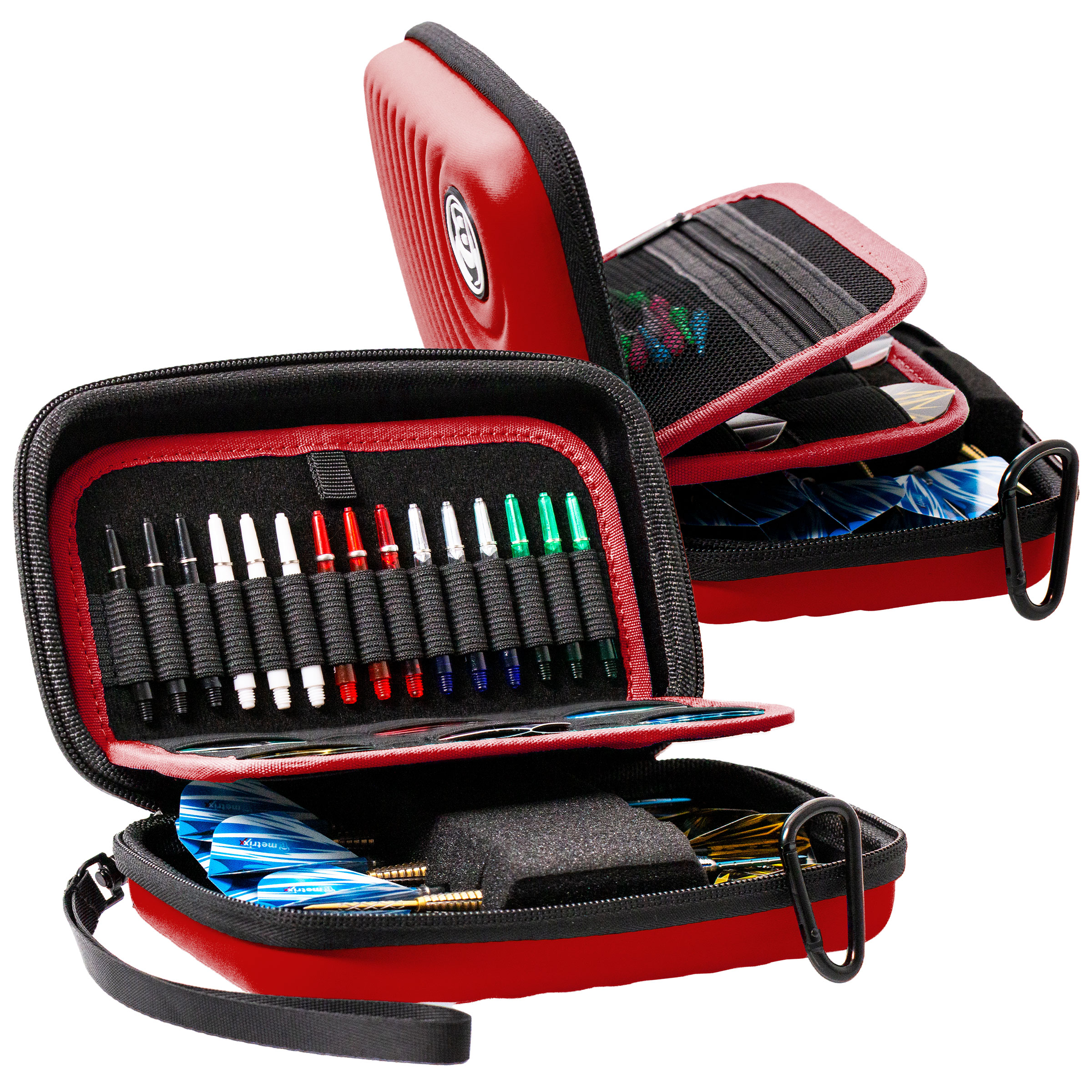 POKROWIEC ETUI NA LOTKI BULL'S Orbis XL Dartcase czerwony