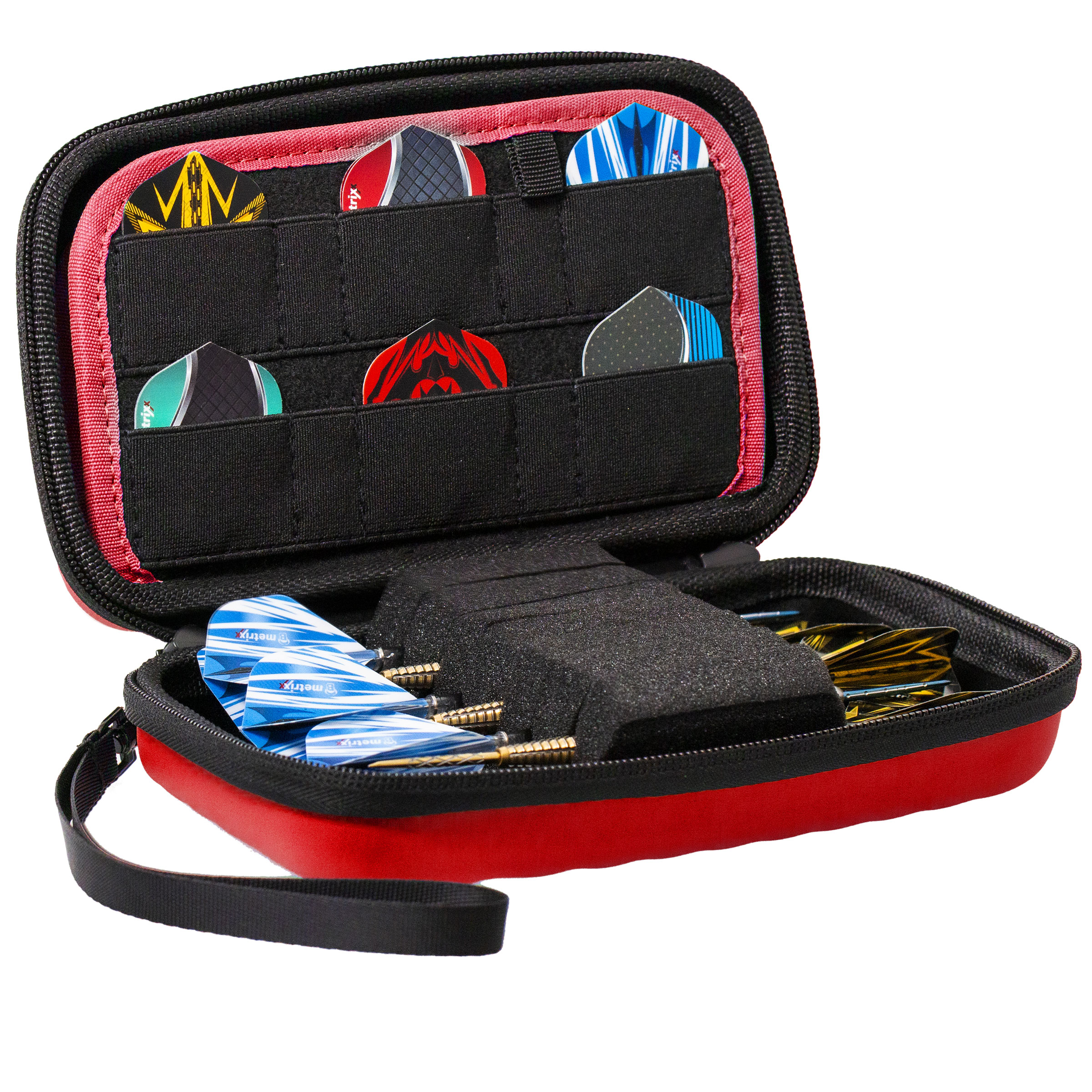 POKROWIEC ETUI NA LOTKI BULL'S Orbis XL Dartcase czerwony