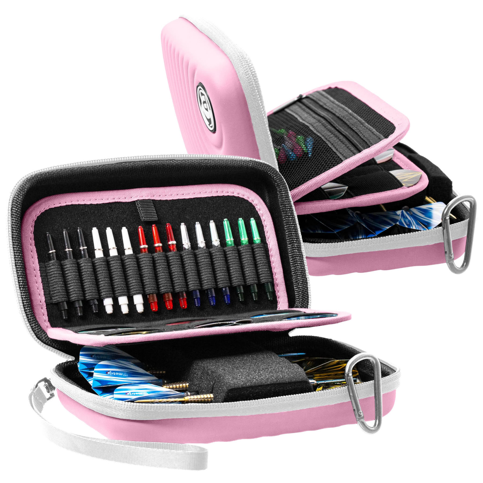 POKROWIEC ETUI NA LOTKI BULL'S Orbis XL Dartcase różowy