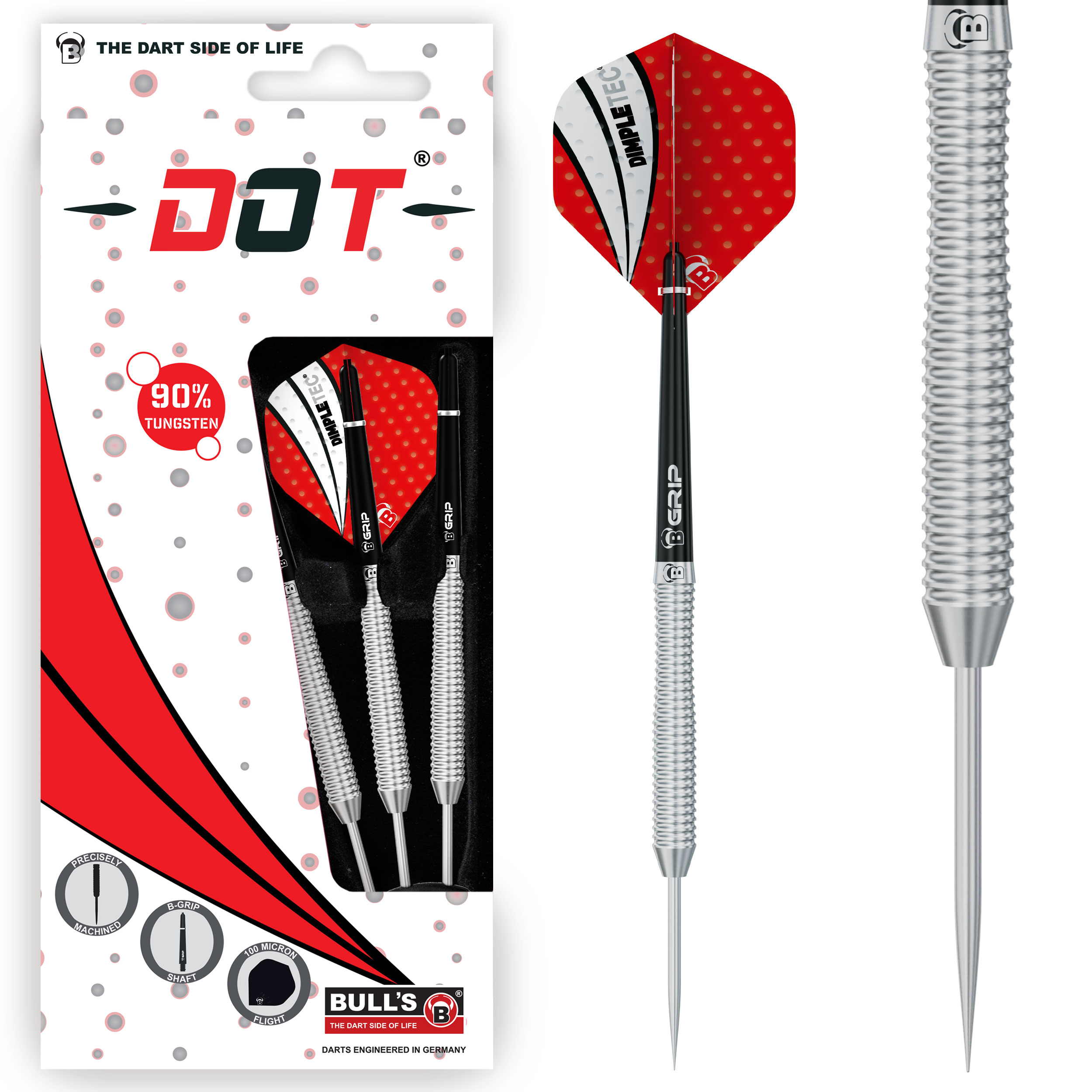 LOTKI BULL'S Dot D2 Steel Dart 22g