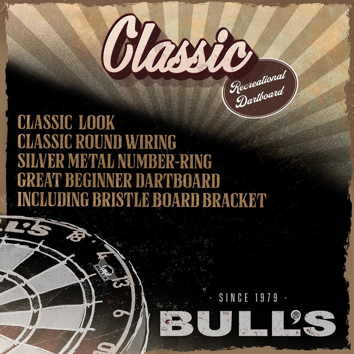 TARCZA BULL'S The Classic Dartboard