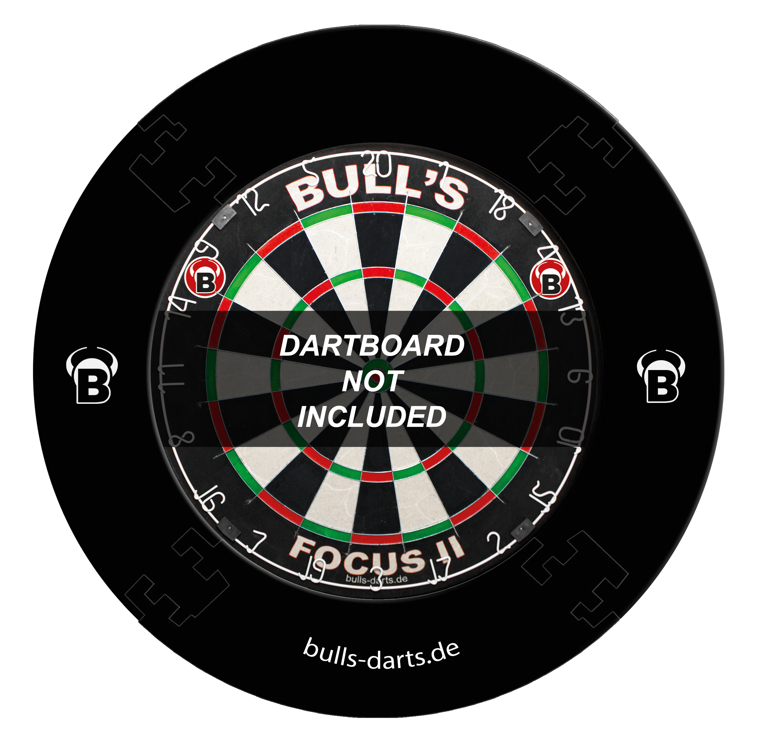 RING OPONA OCHRONNA BULL'S Quarterback EVA Dart Board Surround Czarna